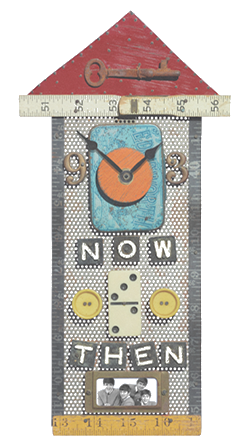 Now and Then clock by Chris Giffin